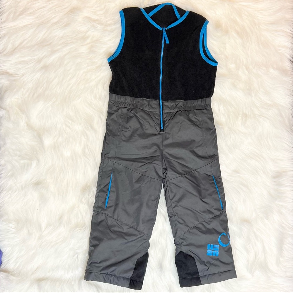 Kids Columbia Insulated Buga Bib with Omni-Tech. Size 4T